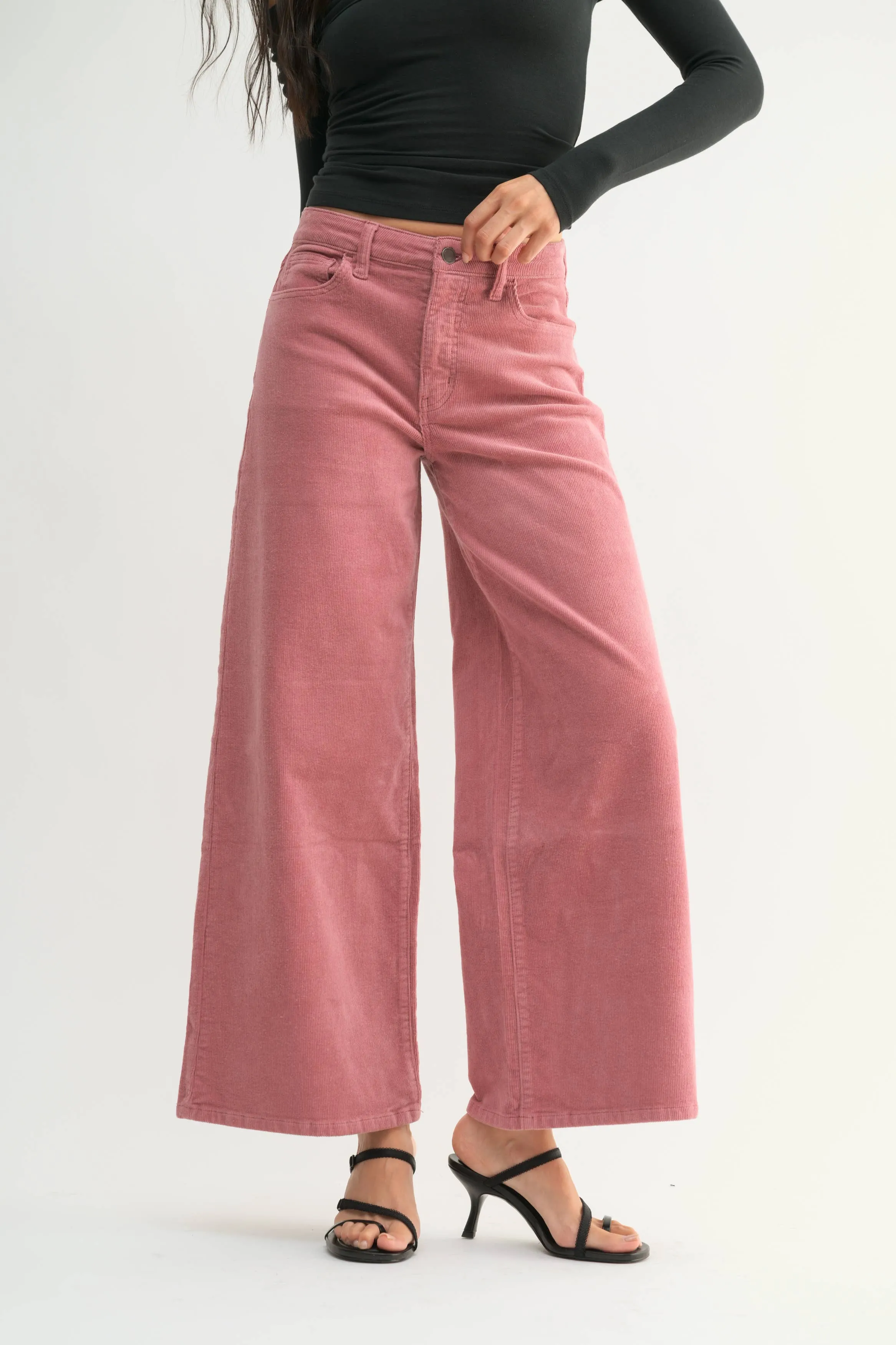 Wide Leg Corduroy Pants