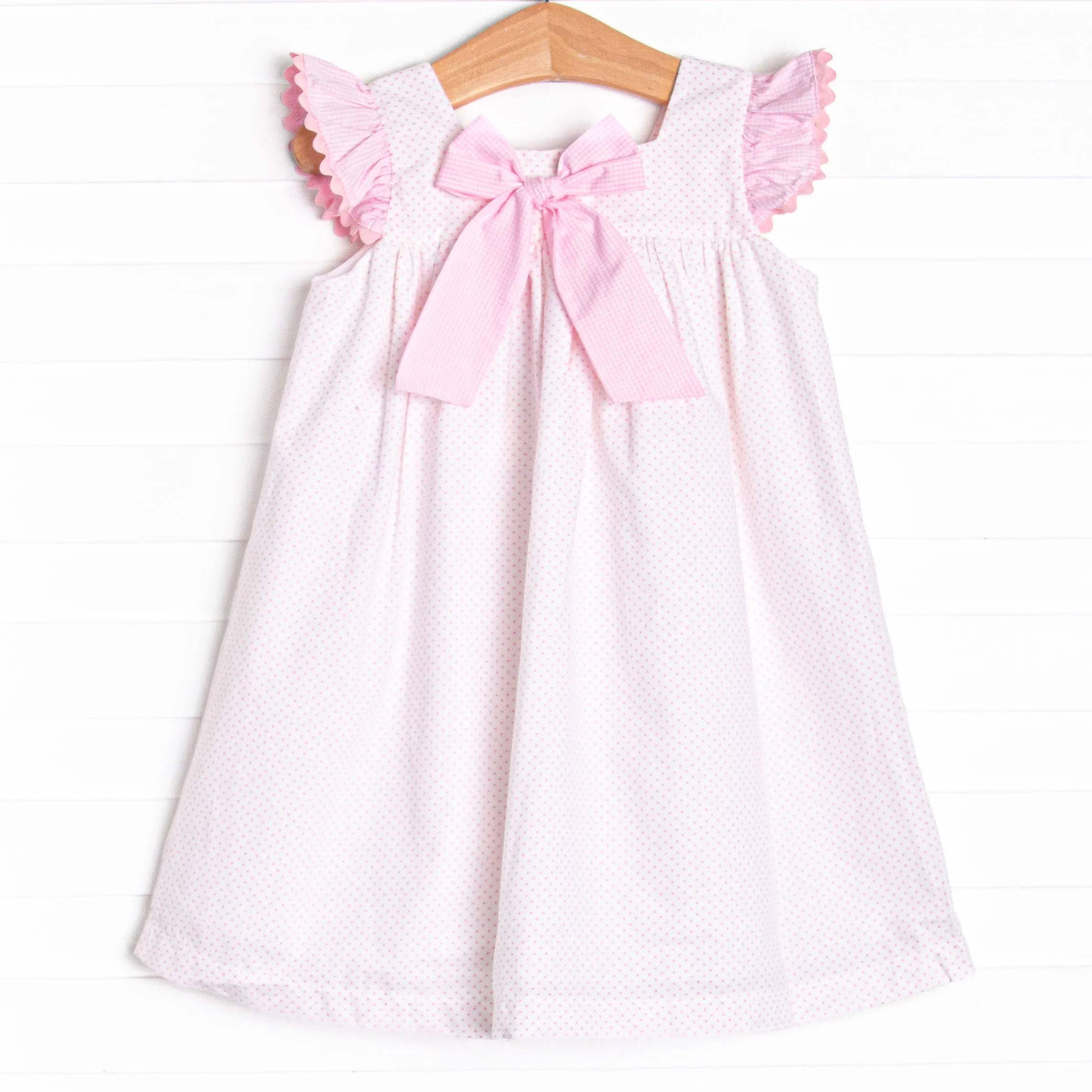 Wildberry Wonder Applique Dress, Pink