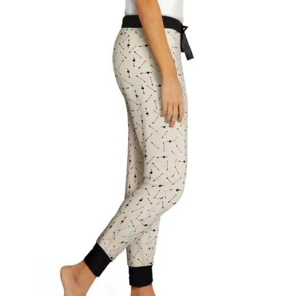 Wildfox Single AF Pajamas Cream &amp; Black Large