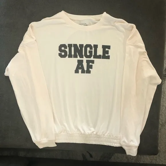 Wildfox Single AF Pajamas Cream &amp; Black Large
