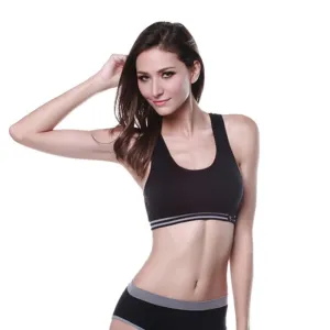 Women Seamless Walk Lace Leisure Underwear Bra Tank Crop Top Vest