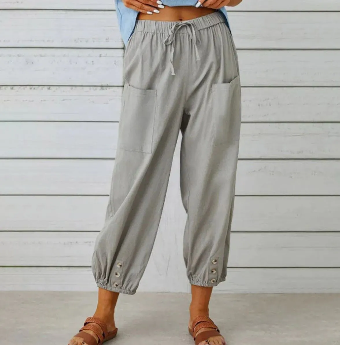 Women's Loose Wide Leg Straight Pants