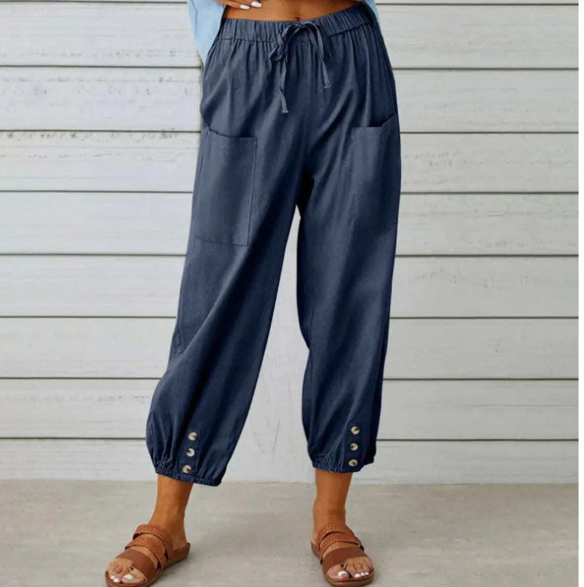 Women's Loose Wide Leg Straight Pants