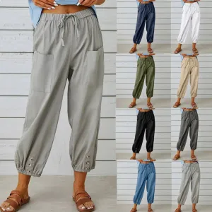 Women's Loose Wide Leg Straight Pants
