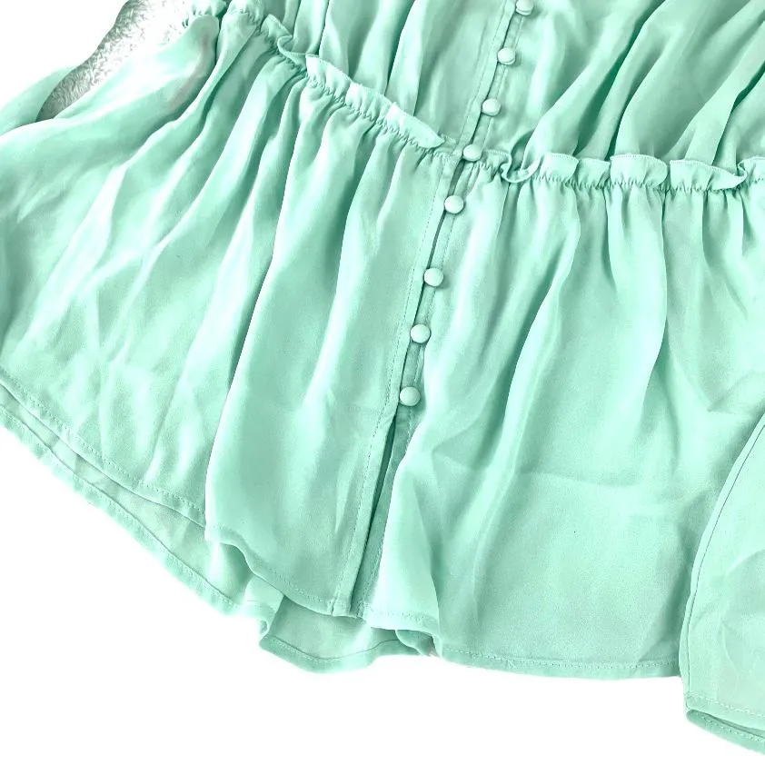 Women's Top Bell Sleeve V-Neck Blouse