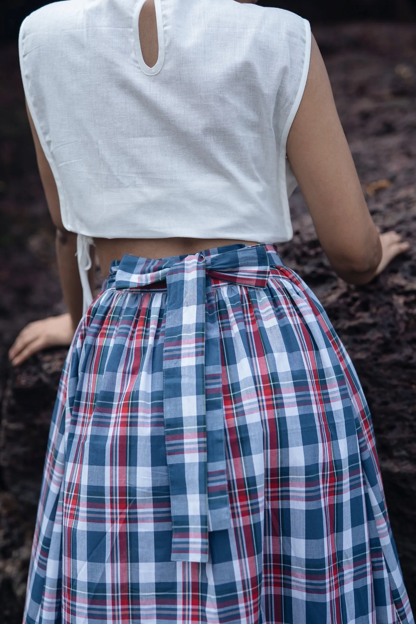 Wrap Skirt - Checks