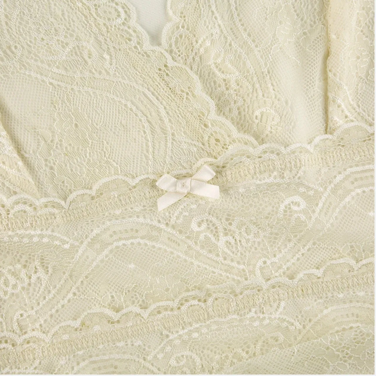 Y2K Lemon Lace Top