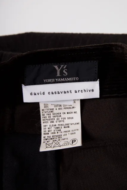 Y’s Yohji Yamamoto Autumn / Winter 2002 Double Pants