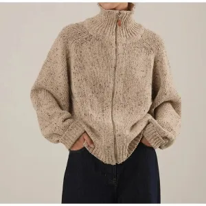 Zipper Cardigan