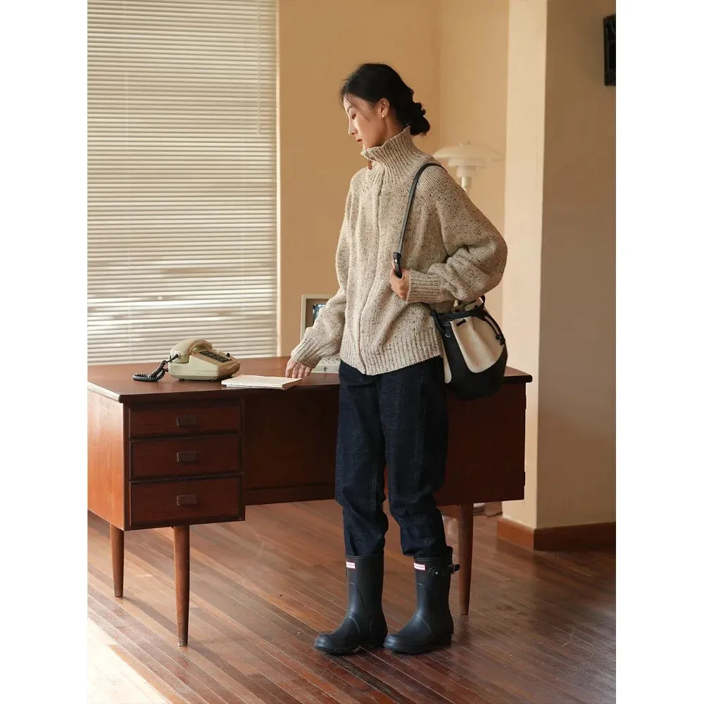 Zipper Cardigan