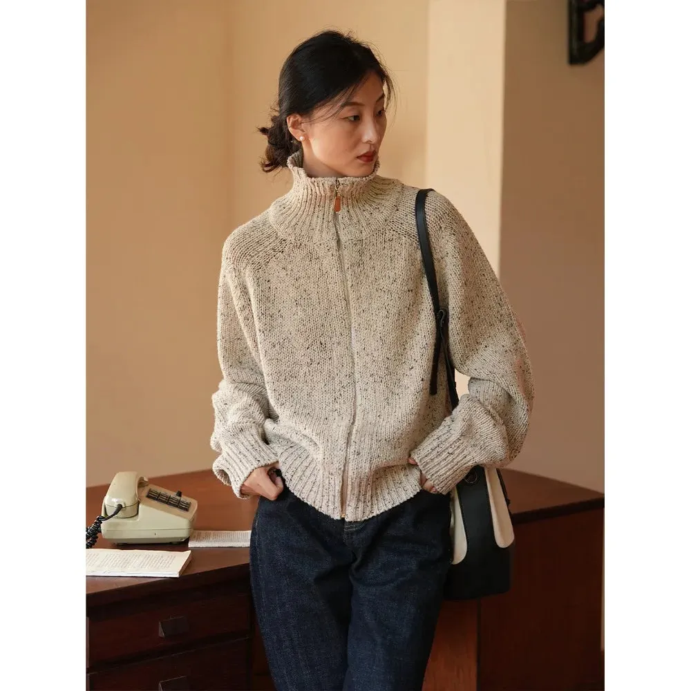 Zipper Cardigan